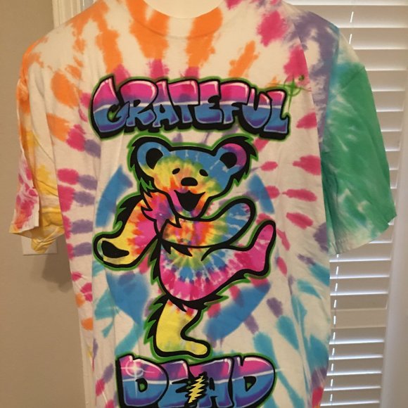 Grateful Dead Tie Dye Walking Bear XL NWT Box Lb1 - Picture 1 of 5